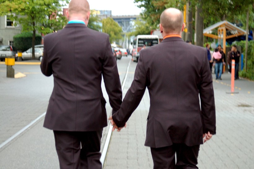 Gay Couple Holding Hands Gay Couple Holding Hands